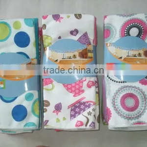 Printed Microfiber Towel Kitchen Towel Cotton Dish Towel Made in China thumbnail-3
