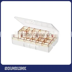 Hearing Aids Accessories Double-deck Compartmental Plastic Storage Box thumbnail-1