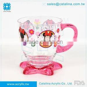 Acrylic 9oz STAR SHAPE BOTTOM EASY CUP thumbnail-2