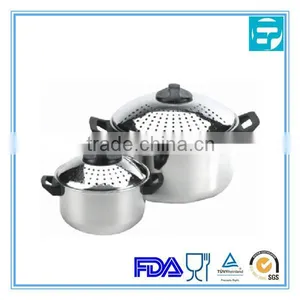2014 New Style Wholesale Stainless Steel 8-Quart Covered Straining Stockpot thumbnail-1