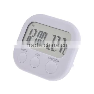 Indoor Large Display Thermometer With Clock thumbnail-1