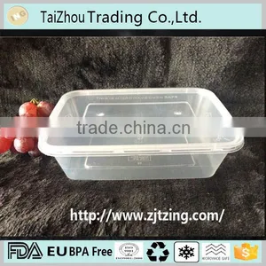 Plastic Disposable Food Container/storage, Free BPA, FDA, Food Safety thumbnail-1