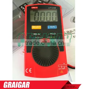 Pocket Size Type Digital Multimeters UNI-T UT120B Super Slim Meter Handheld Digital Multimeters Mini Digital ac dc Voltmeter thumbnail-2