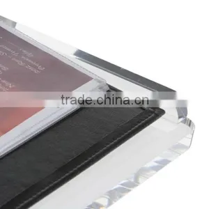 Church Pulpit Designs Acrylic Podium for Floor, Aluminum Pole & Base, 6 Brochure Pockets - Clear & Silver thumbnail-6