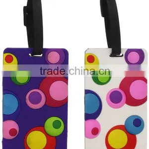 Rubber Soft PVC Luggage Tag thumbnail-1