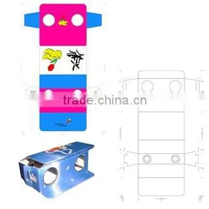 Promotional Gifts Educational Foldable Paper Cardboard Binoculars thumbnail-6