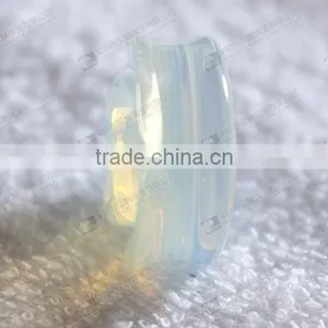 Carved Flower Gemstone Ear Plugs thumbnail-5
