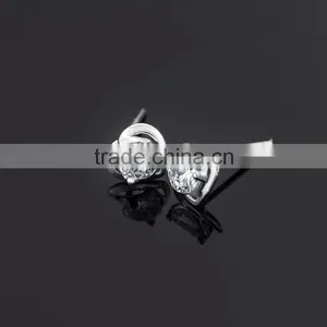 2015 Fashion Earring , Hot Colorful Heart Earring Stud Earring thumbnail-5