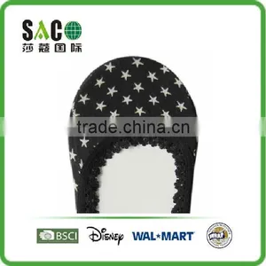 Lace Band Dots and Star Print Cotton Lady Footie thumbnail-4