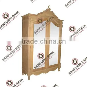French Style Armoires or Wardrobe Two Doors thumbnail-1