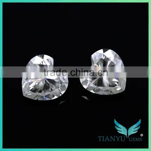Moissanite Wholesale Heart Shape 6*6mm Moissanite Wedding Sets thumbnail-4