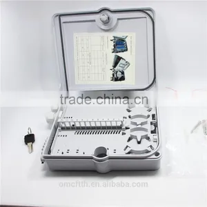 Two Inlet Port Plastic Shell Fiber Optic Distribution Box thumbnail-3