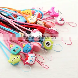 Soft PVC Rubber Duck Call Patterns Pokemon Lanyard thumbnail-1