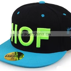 2016 Fashion Style Flat Brim Snapback Caps With Logo Embroidery thumbnail-4