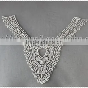 2016 New Embroidered Designs Collar, Machine Made Lace Collars, off White Cotton Lace Collar thumbnail-5