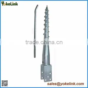 Carbon Steel Ground Screw Anchor For Fence thumbnail-1