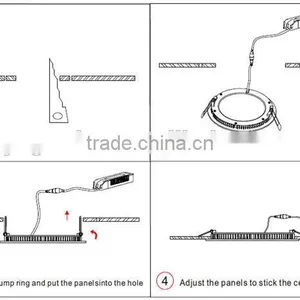 Round High Lumen 7w/9w/10w/18w 24w Led Panel Light / Led Light Panel thumbnail-6