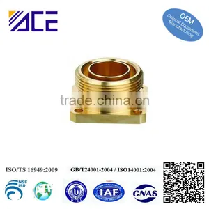 Precision Machined Brass Fiber Adapter thumbnail-1
