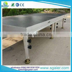 0.3-0.5m Ajustable Height Square Shape Stage for Small Event thumbnail-3