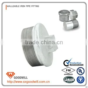 British Standard Pipe Fitting Baked Galvanized Plug thumbnail-3