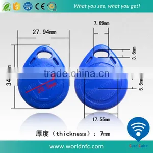 13.56MHz ISO 14443A Ultralight RFID Key Tag thumbnail-1