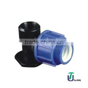 PP Female Thread Elbows With Bracket DIN thumbnail-1