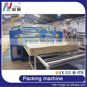 China NaiGu Factory Manufacture Mattress Automatic Film Packaging Machine thumbnail-5