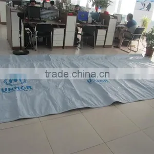 Hot Selling Refugee Tarpaulin, Great Volume Relif Tent Tarpaulin, Tent Covering LDPE Tarpaulin thumbnail-1
