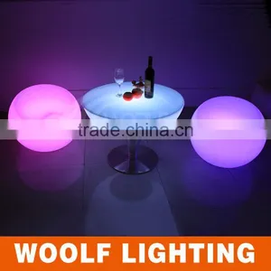 Modern Appearance Nightclub Bar Glow LED Plastic Furniture thumbnail-1