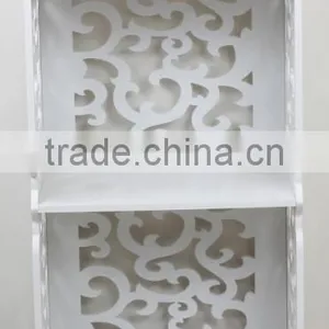 Store More Decorative Carved Pattern Storage Shelf thumbnail-1