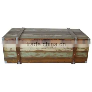 Vintage Storage Wooden Box Wholesale thumbnail-1