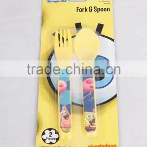 Baby Cutlery Set Includes Fork and Spoon Wholesale Baby Flatware Sets thumbnail-3