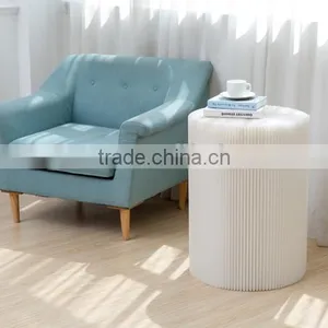Portable Flexible Paper Stool Expanding Paper Chair With Felt Pad Waterproof White thumbnail-3