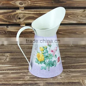 2015 Paper Decal Metal Flower Jug Drinking Jugs Made in China Wholesale thumbnail-1