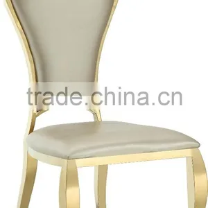 Luxury High Quality New Design Stainless Steel Dinning Chairs A02-2G thumbnail-3