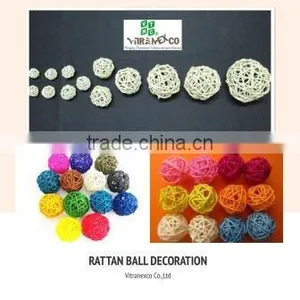 Rattan Balls Decor Different Sizes thumbnail-3