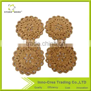 Hot Sale Flower Shape Home Cork Table Mat thumbnail-1