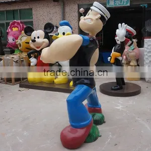 Customized Made FRP Strong Man Cartoon Character thumbnail-4