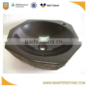 Customised Shape Black Garden Granite Bowls thumbnail-1