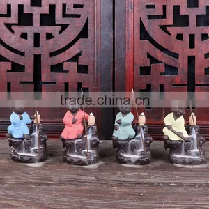 Kungfu Monk Backflow Incense Burner Creative Arts And Crafts thumbnail-1