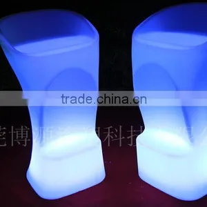 Remote Color Changing Stylish Rechargeable LED Flashing Bar Stool thumbnail-3