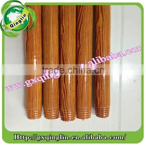 Natural Wooden Broom Handle With Italian Screw & End Cap Whoiesale thumbnail-6