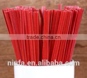 Colorful Plastic Bread Bag Closure Twist Tie thumbnail-3