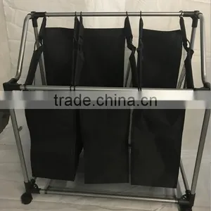 FACTORY SALE!!! Hotel and Home Usage Triple Laundry Sorter Without Ironing Board/3 Lift-off Fableable Landry Sorter thumbnail-4