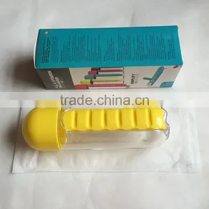 New Creative Daily Pill Box Organizer Bottle Outdoor Travel Water Bottle thumbnail-5