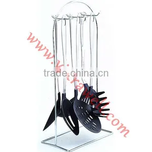 NY-1002 6 Piece Nylon Kitchen Tool Set With Holder thumbnail-1
