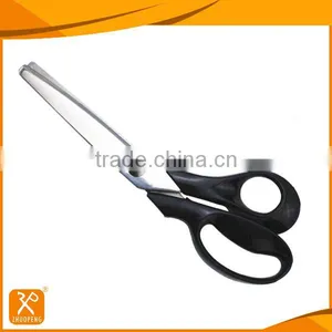 10" LGFB High Quality ABS Handle ZigZag Tailor Lace Scissors thumbnail-1