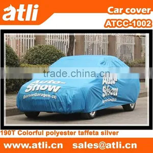 190T Colorful Polyester Taffeta Silver Cold Resistance Car Cover thumbnail-1