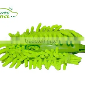 Folding 100% Polyester Chenille Car Brush , Microfiber Car Cleaning Brush thumbnail-3