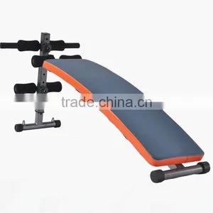 Weight Bench Sit Up Exercise Ab Crunch Board With Gym Rope thumbnail-1